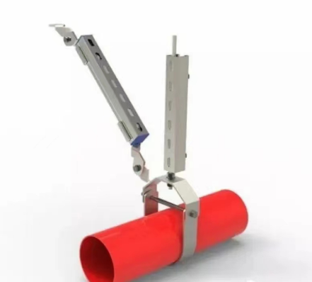 单管侧向抗震支架