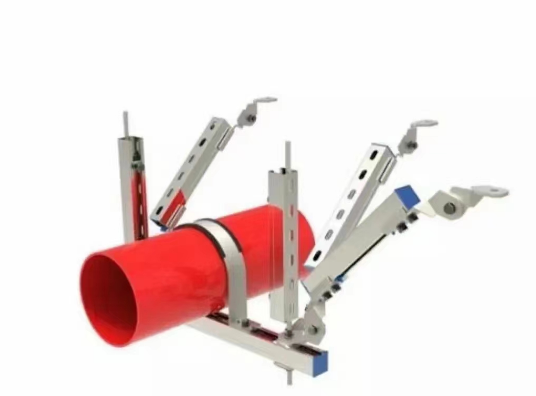 DN200以上单管双向抗震支架